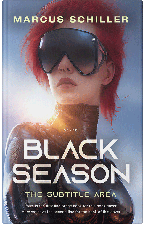 Front view of Premade Science Fiction Book Cover - Woody Brown