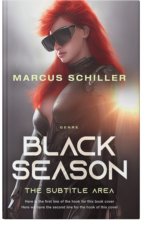 Front view of Premade Science Fiction Book Cover - Woody Brown