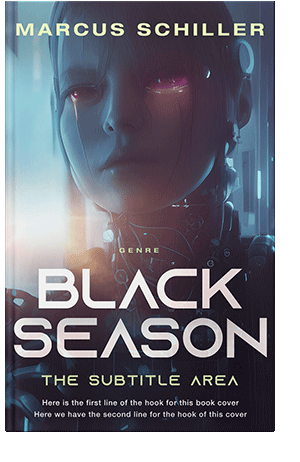 Pre Made Book Cover Blackcurrant