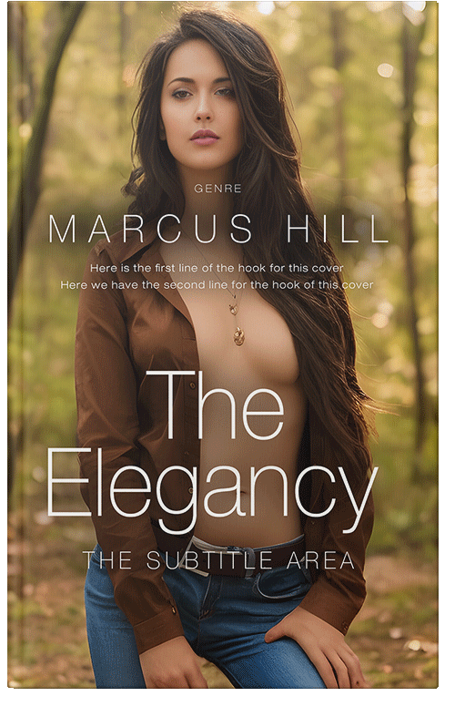 Front view of Premade Erotica Book Cover - Old Copper