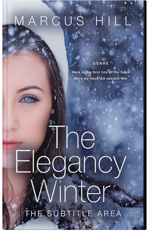 Front view of Premade Romance Book Cover - Blue Bayoux