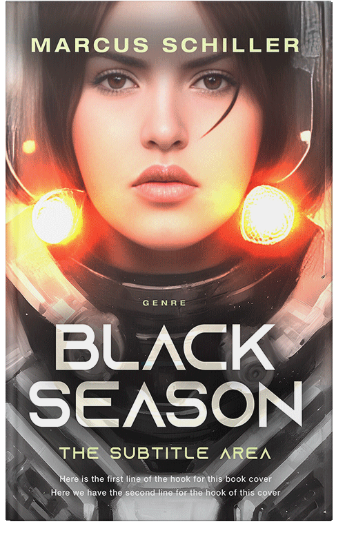 Front view of Premade Science Fiction Book Cover - Cashmere