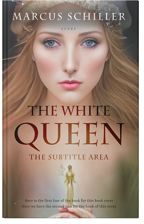 Front view of Premade Fantasy Book Cover - Sandal