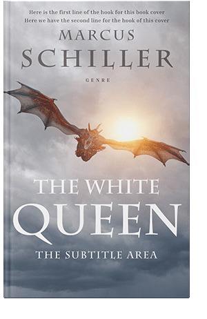 Pre Made Book Cover Silver