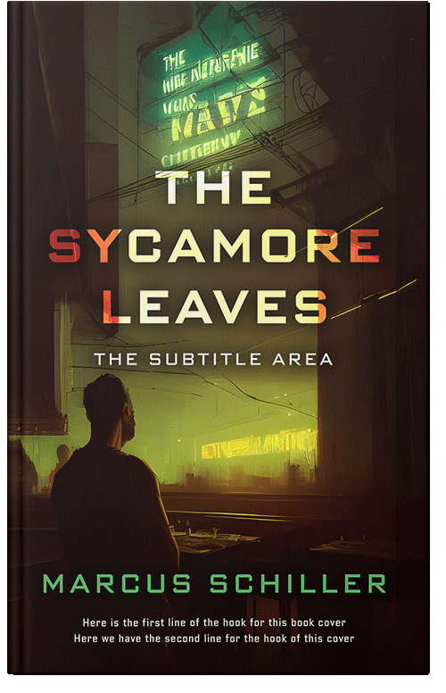 Front view of Premade Apocalyptica Book Cover - Coffee Bean