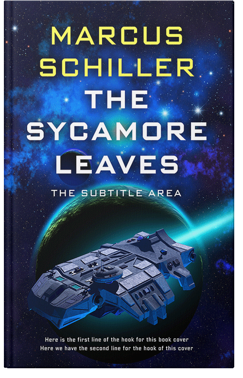 Front view of Premade Science Fiction Book Cover - Black Pearl