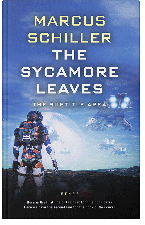 Front view of Premade Science Fiction Book Cover - San Marino