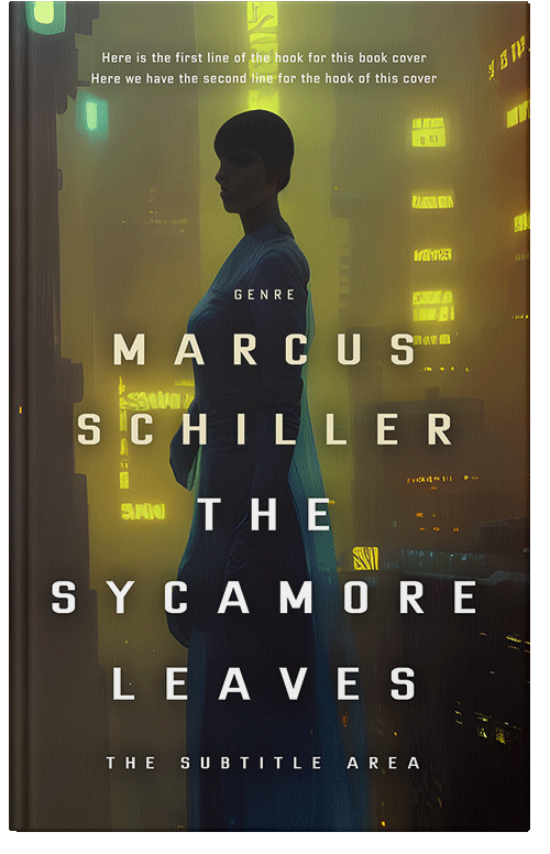 Front view of Premade Science Fiction Book Cover - Birch