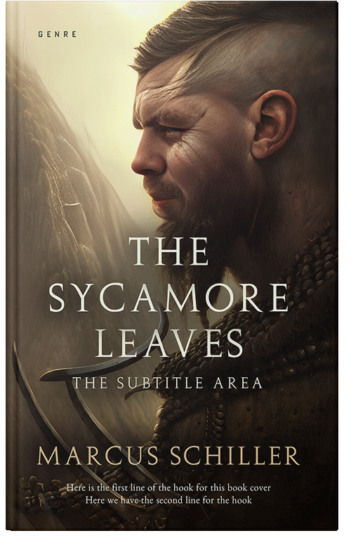 Front view of Premade Historical Book Cover - Oil