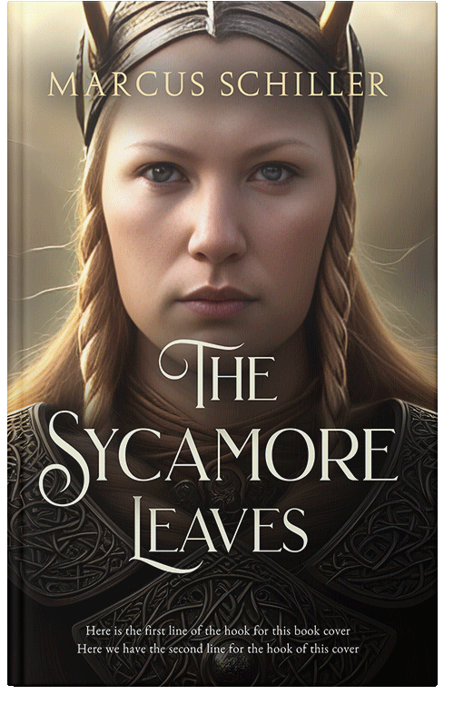 Front view of Premade Historical Book Cover - Oil