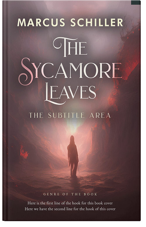 Front view of Premade Fantasy Book Cover - Eggplant