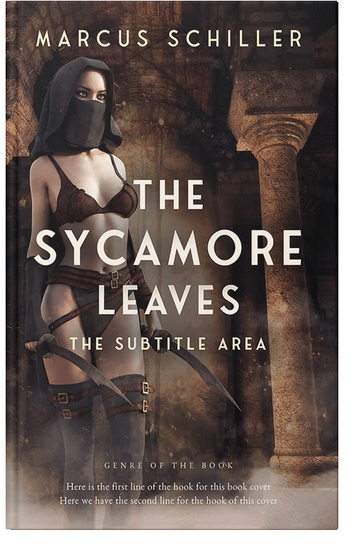 Front view of Premade Fantasy Book Cover - Cocoa Brown