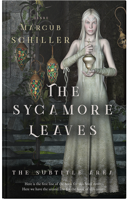 Front view of Premade Fantasy Book Cover - Heavy Metal