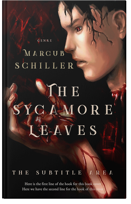 Front view of Premade Mystery & Thriller & Suspense Book Cover - Antique Brass