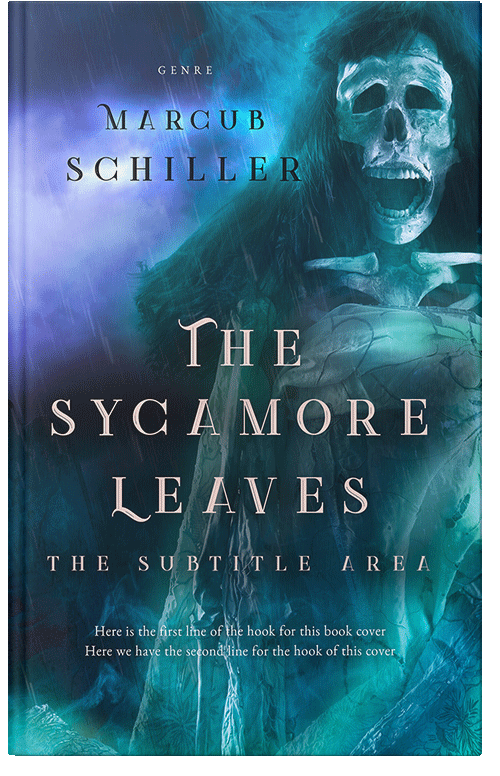 Front view of Premade Horror Book Cover - Eden