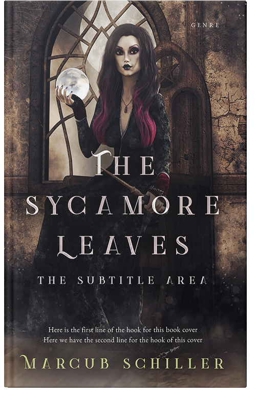 Front view of Premade Horror Book Cover - Thunder