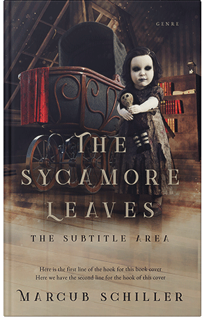 Premade Book Cover Indian Khaki