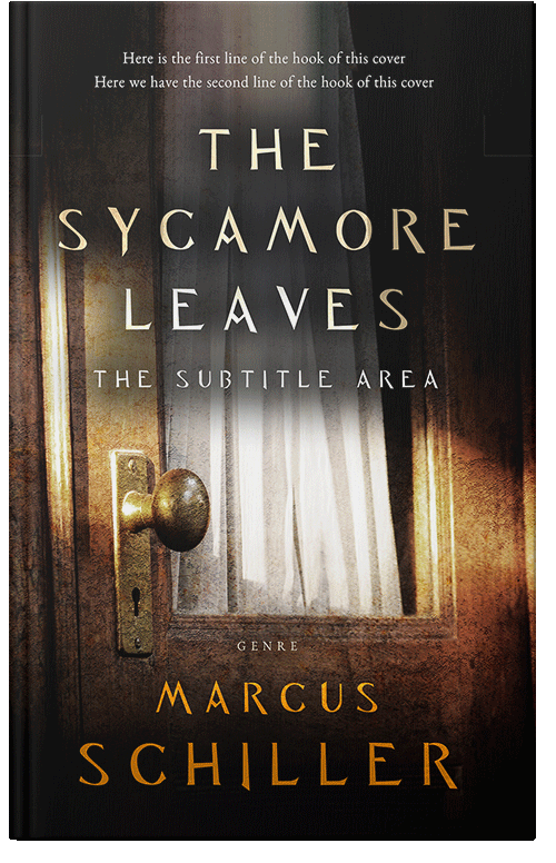 Front view of Premade Horror Book Cover - Pavlova