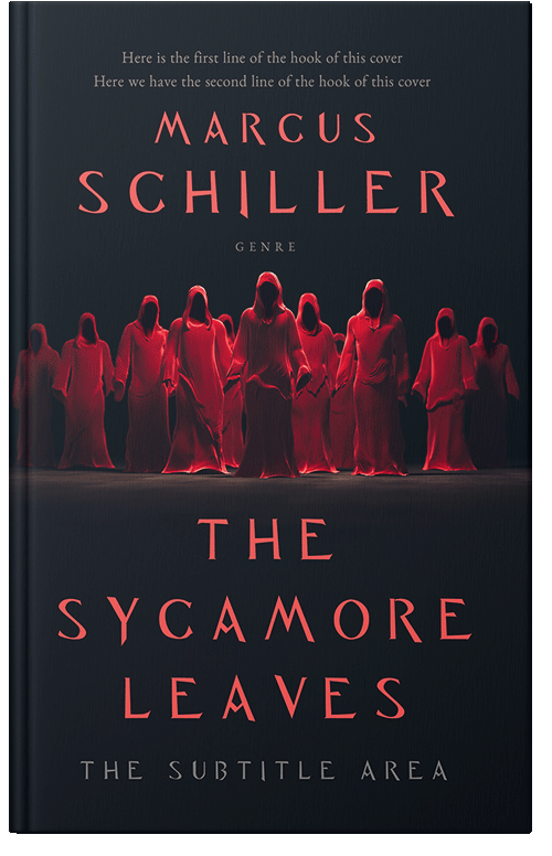 Front view of Premade Horror Book Cover - Cinder