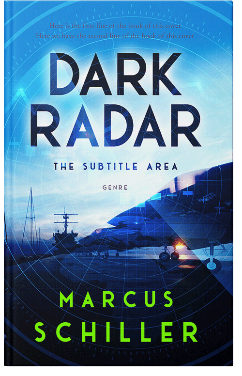 Front view of Premade Action & Adventure Book Cover - Deep Cove