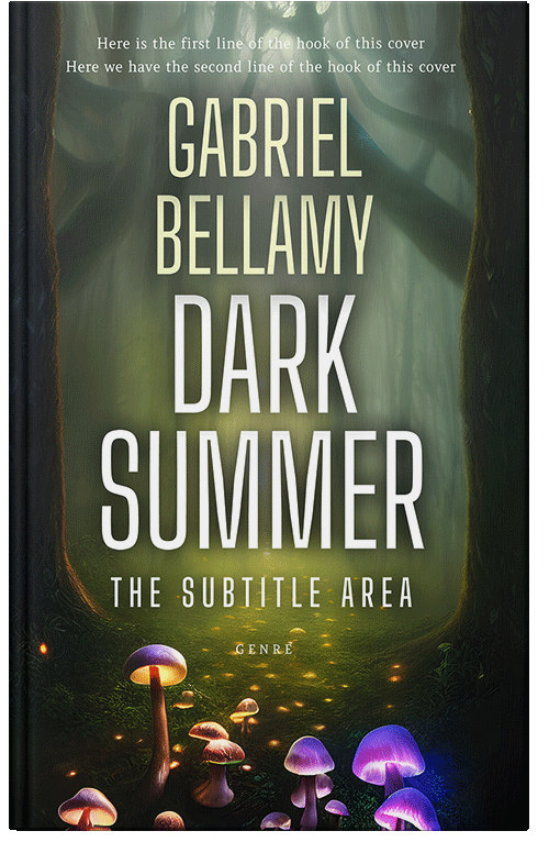 Front view of Premade Fantasy Book Cover - Rangitoto