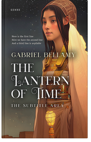 Premade Book Cover Cocoa Brown