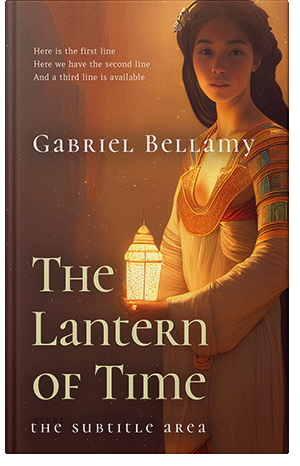 Premade Book Cover Metallic Copper