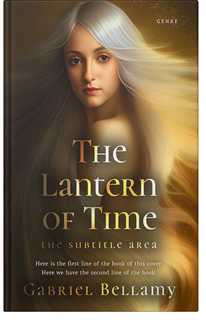 Premade Book Cover Metallic Bronze