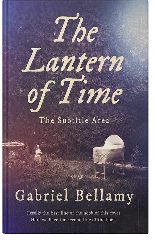 Front view of Premade Horror Book Cover - Voodoo