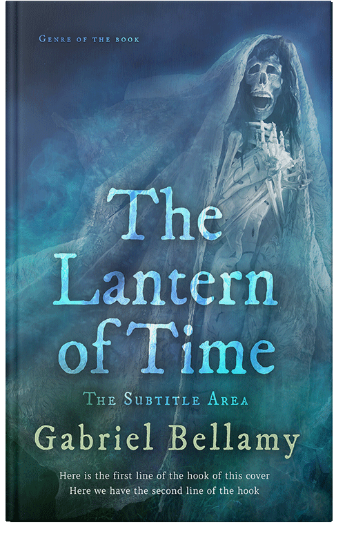 Front view of Premade Horror Book Cover - Ming