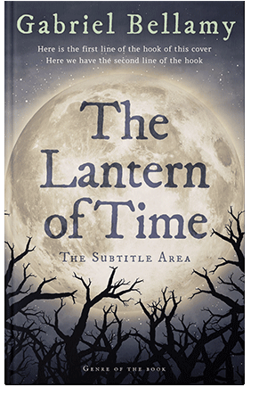 Pre Made Book Cover Steel Gray