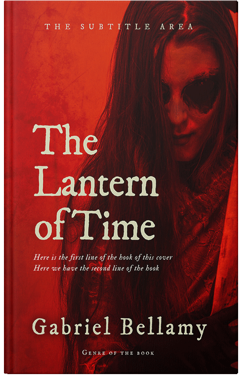 Front view of Premade Horror Book Cover - Punch