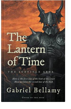 Pre Made Book Cover Raw Sienna