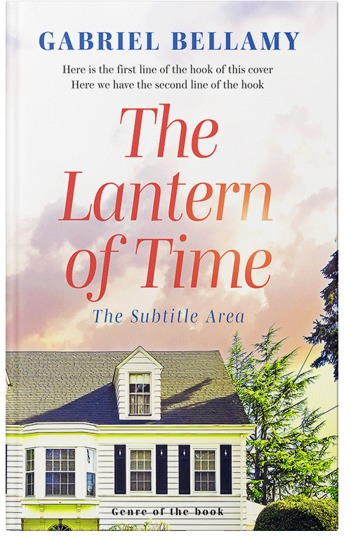 Front view of Premade Literary Fiction Book Cover - Merino