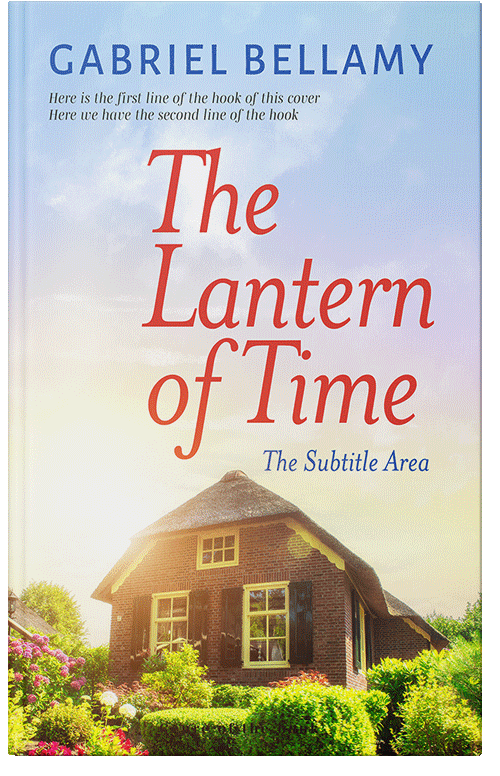 Front view of Premade Literary Fiction Book Cover - Porcelain