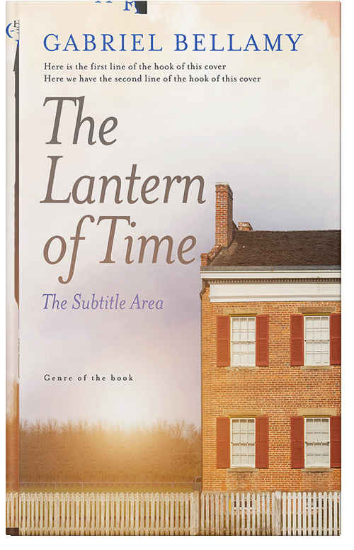 Front view of Premade Historical Book Cover - Merino