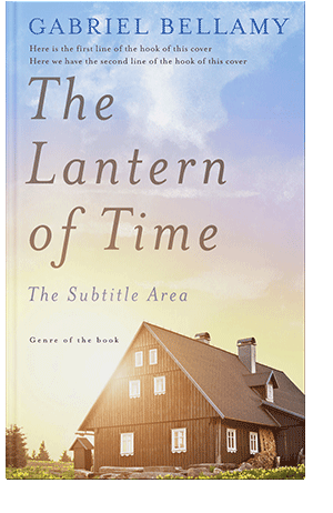 Pre Made Book Cover Quill Gray