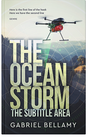 Premade Book Cover Periglacial Blue