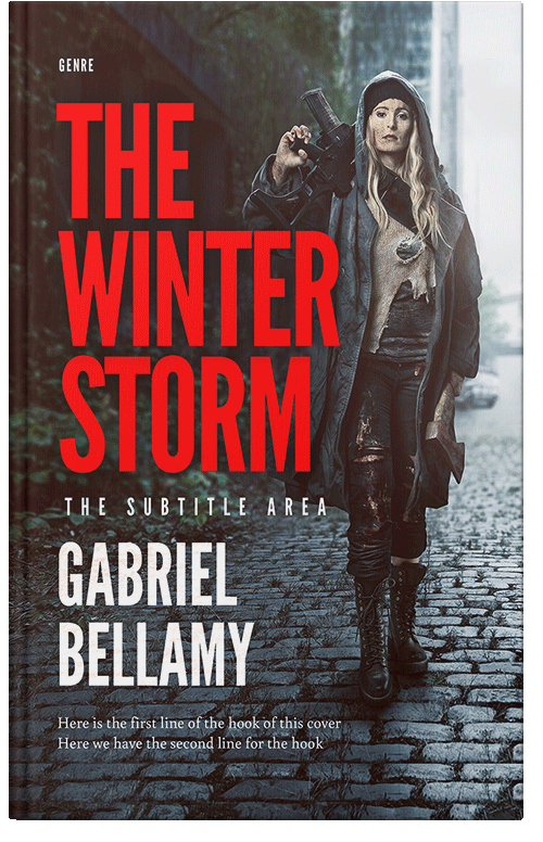 Front view of Premade Apocalyptica Book Cover - Dune