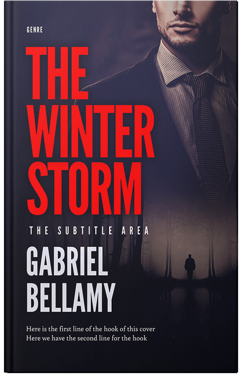 Front view of Premade Mystery & Thriller & Suspense Book Cover - Flamingo