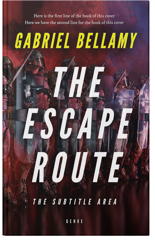 Front view of Premade Action & Adventure Book Cover - Tamarind