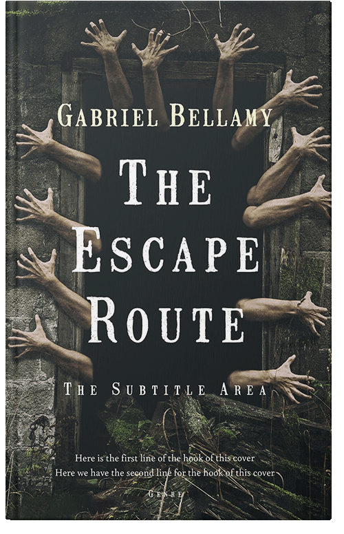 Front view of Premade Horror Book Cover - Heavy Metal