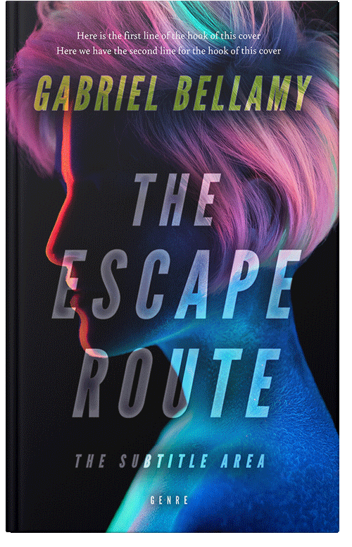 Front view of Premade Action & Adventure Book Cover - Cinder