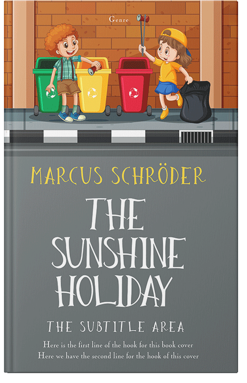 Front view of Premade Children's Book Cover - Sirocco