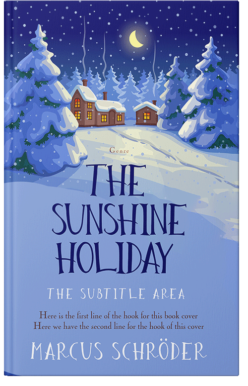 Front view of Premade Fantasy Book Cover - Dull Lavender