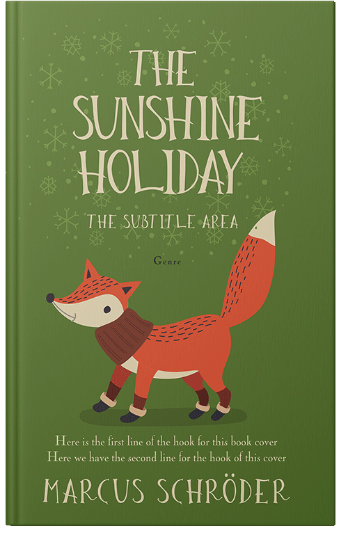 Front view of Premade Children's Book Cover - Crete