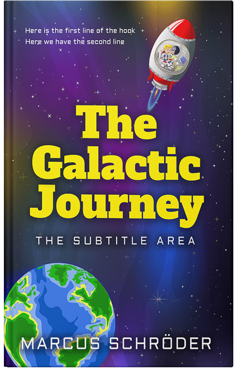 Front view of Premade Children's Book Cover - Jacarta