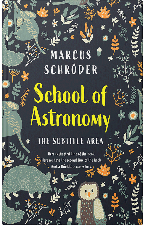 Front view of Premade Environment & Ecology Book Cover - Charade