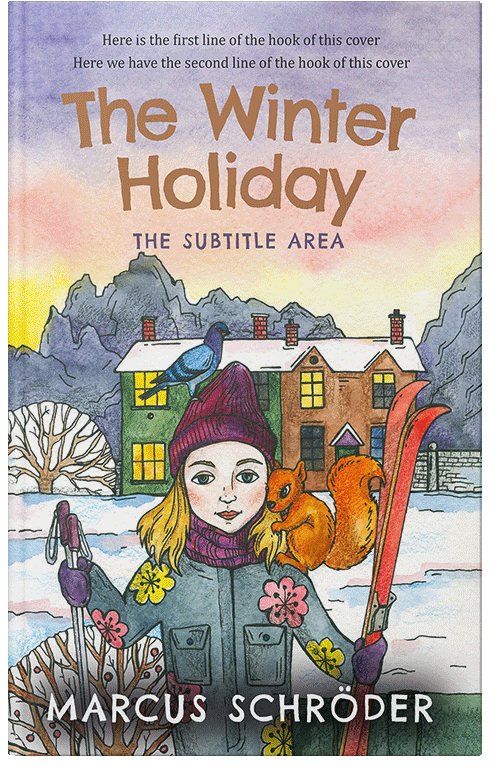 Front view of Premade Teen & Young Adult Book Cover - Swiss Coffee