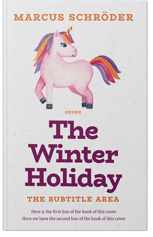 Front view of Premade Fantasy Book Cover - Gallery